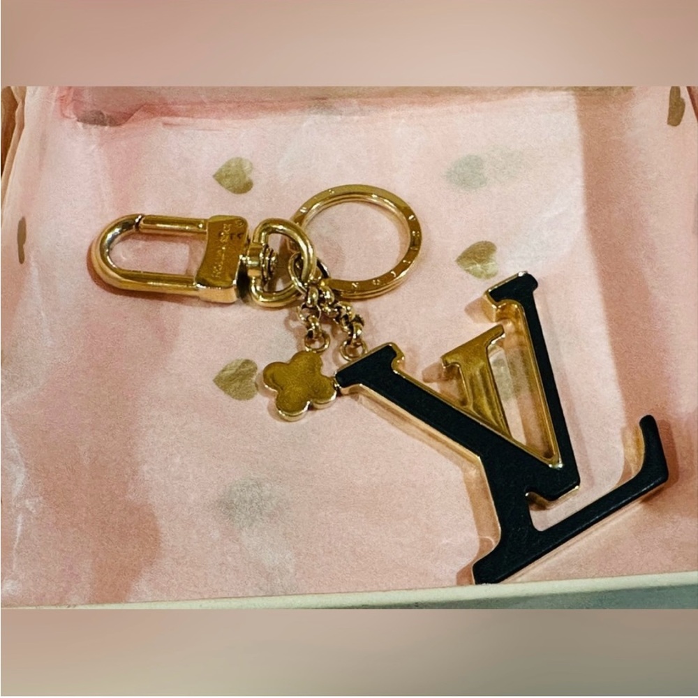 Louis Vuitton Port Cles Facet Bag Charm Keyring M63080 with Box EUC - Picture 4 of 6